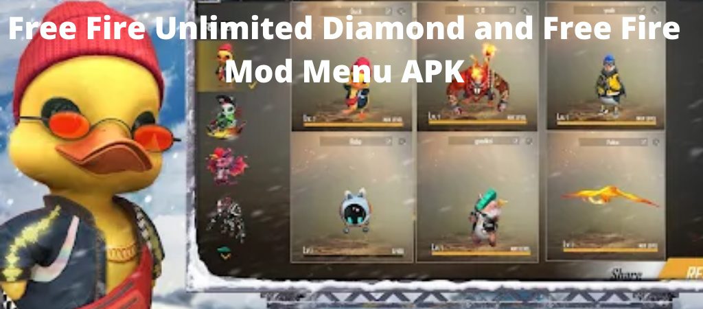 Free Fire Unlimited Diamond and Free Fire Mod Menu APK